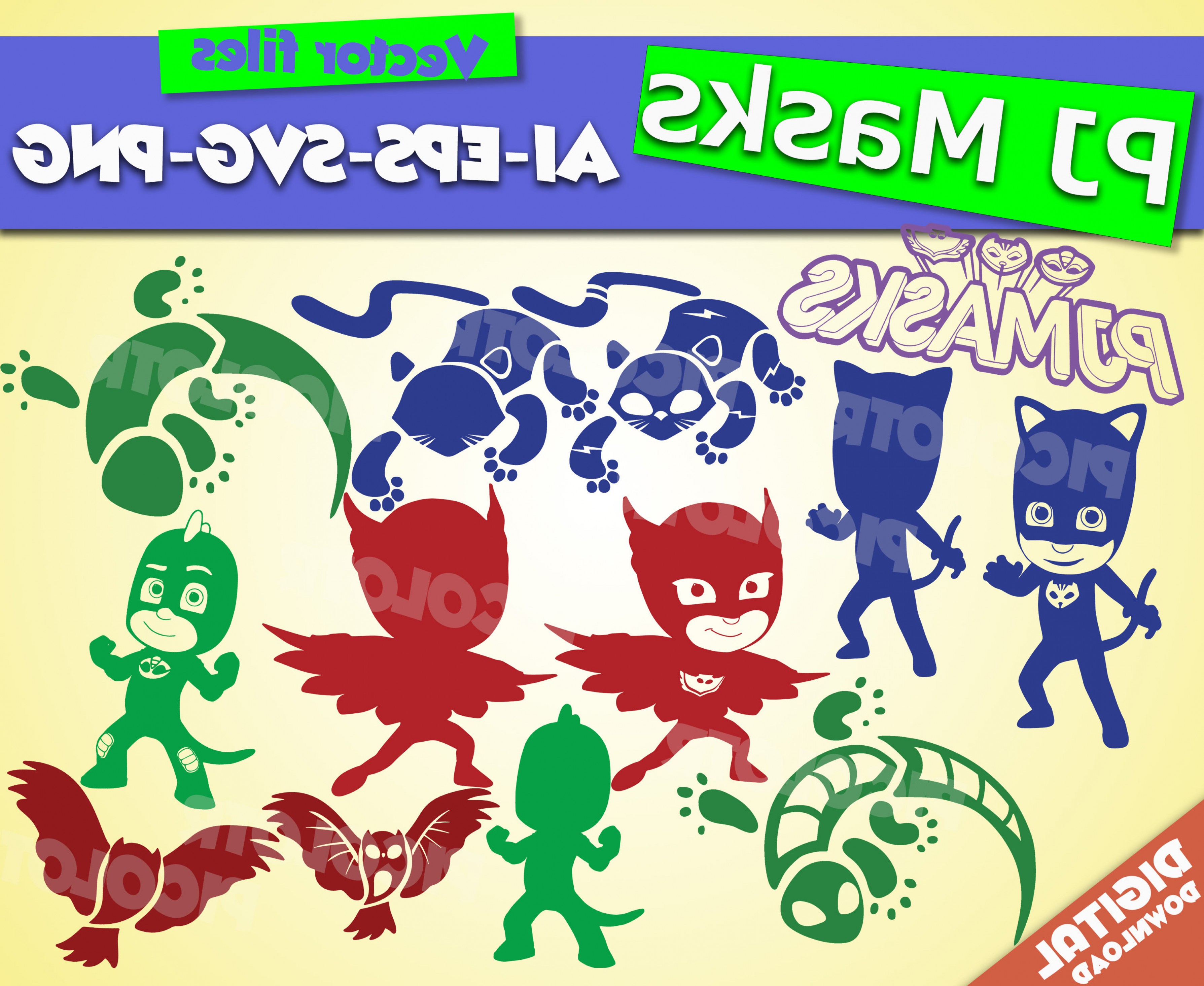 3578x2929 Pj Masks Png Vector Geekchicpro