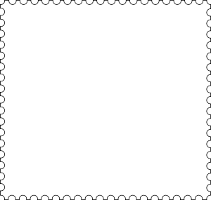 300x285 Stamp Frame Clip Art