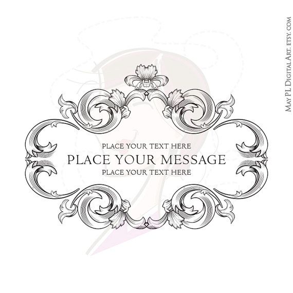 570x570 Vintage Logos Vector Florals Clipart
