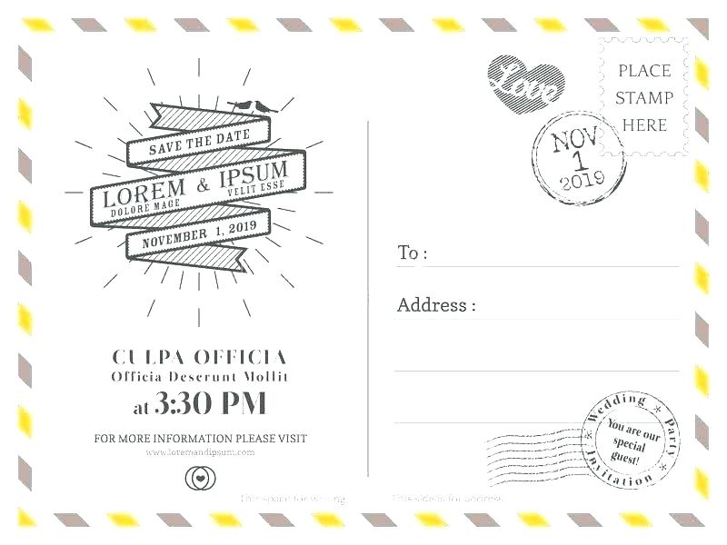 800x600 Wedding Postcard Template Free Vector Format Postcards Thank You