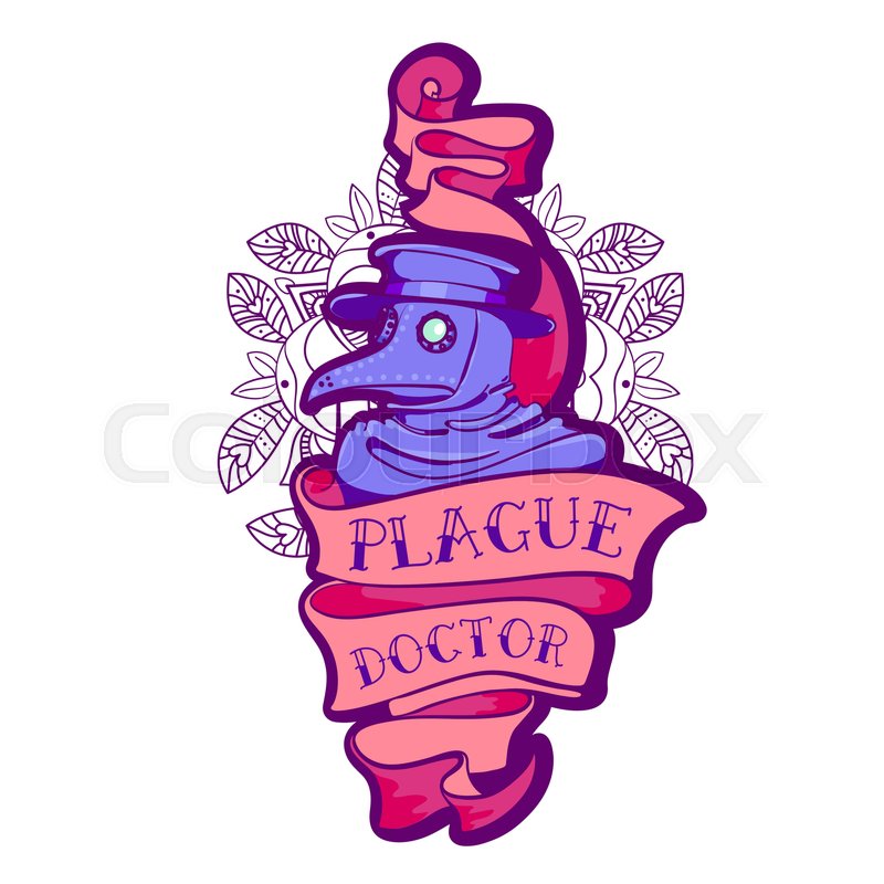 Plague Doctor Tattoo In The Style Of Stock Vector Colourbox 800x800 Plague Doctor Tattoo In The Style Of Stock Vector Colourbox