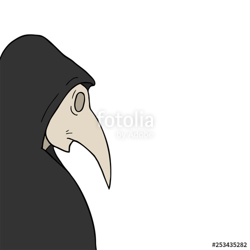 Mystery Man With Vintage Plague Doctor Mask Stock Image 500x500 Mystery Man With Vintage Plague Doctor Mask Stock Image