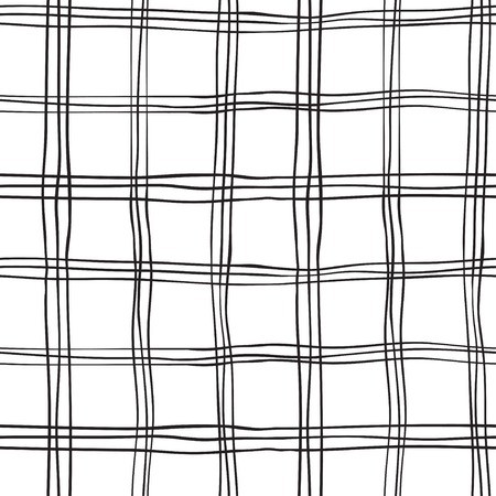 Seamless Hand Drawn Black White Background Of Plaid Pattern 450x450 Seamless Hand Drawn Black White Background Of Plaid Pattern
