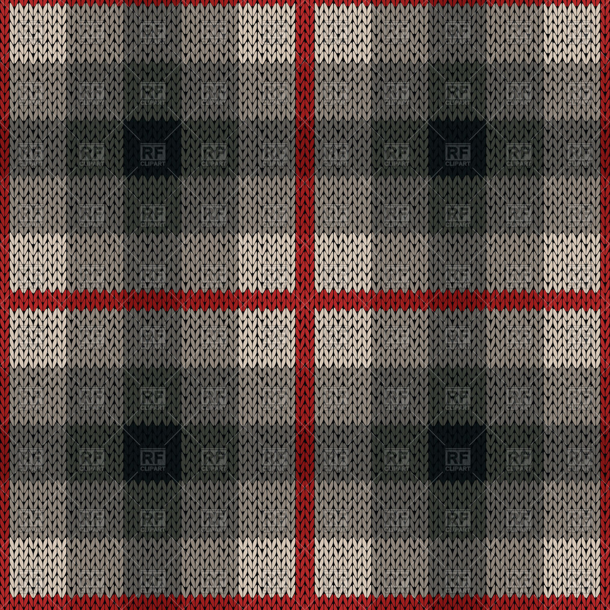 1200x1200 Knitted Woollen Texture, Knitted Plaid Vector Image Of Backgrounds