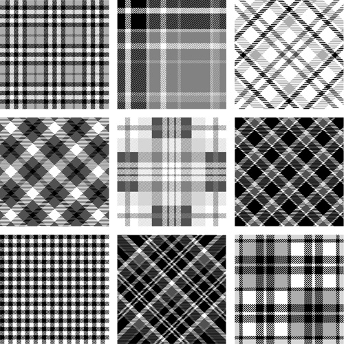 500x500 Plaid Fabric Patterns Seamless Vector Free Vector In Encapsulated
