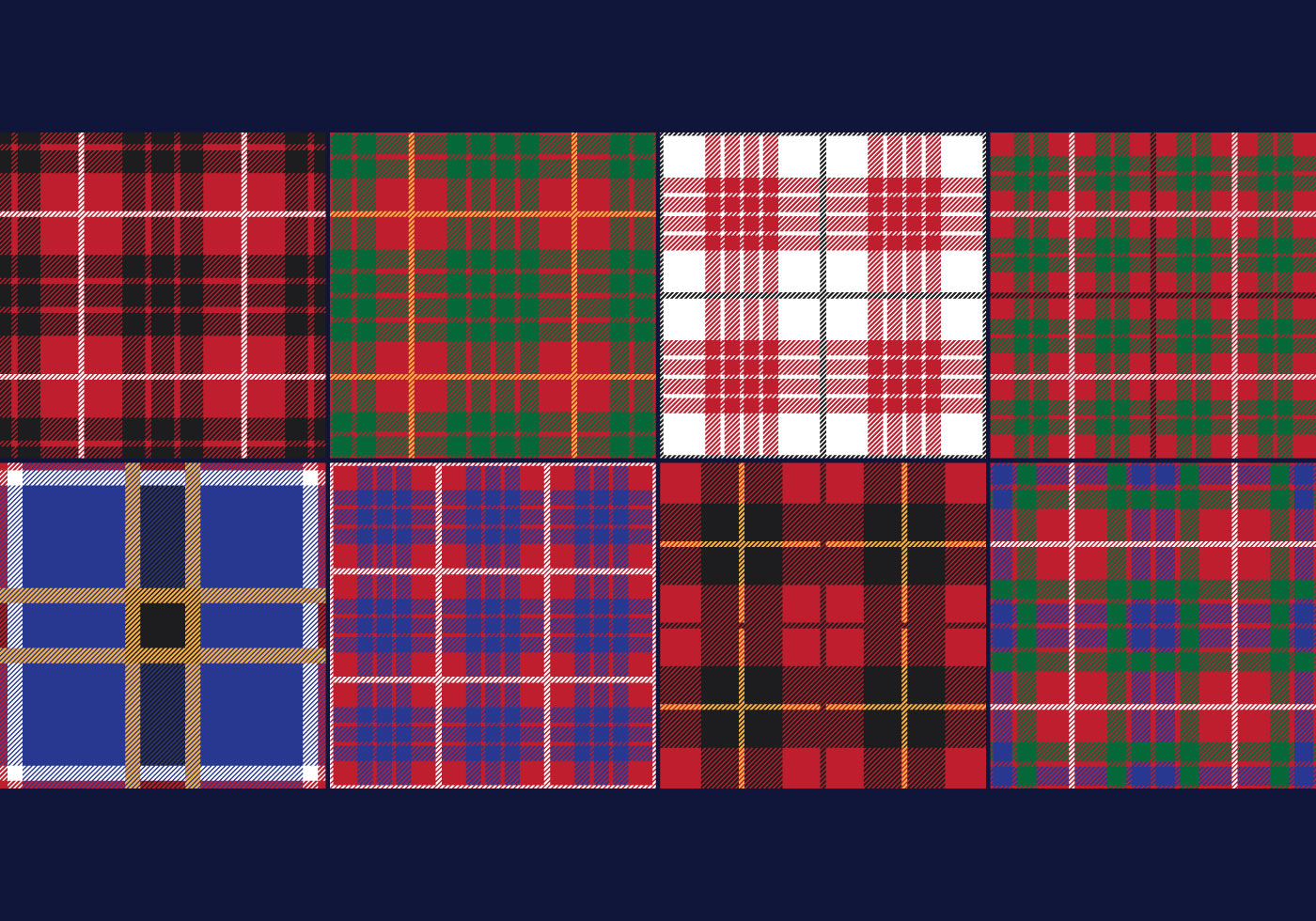 1400x980 Tartan Pattern Free Vector Art