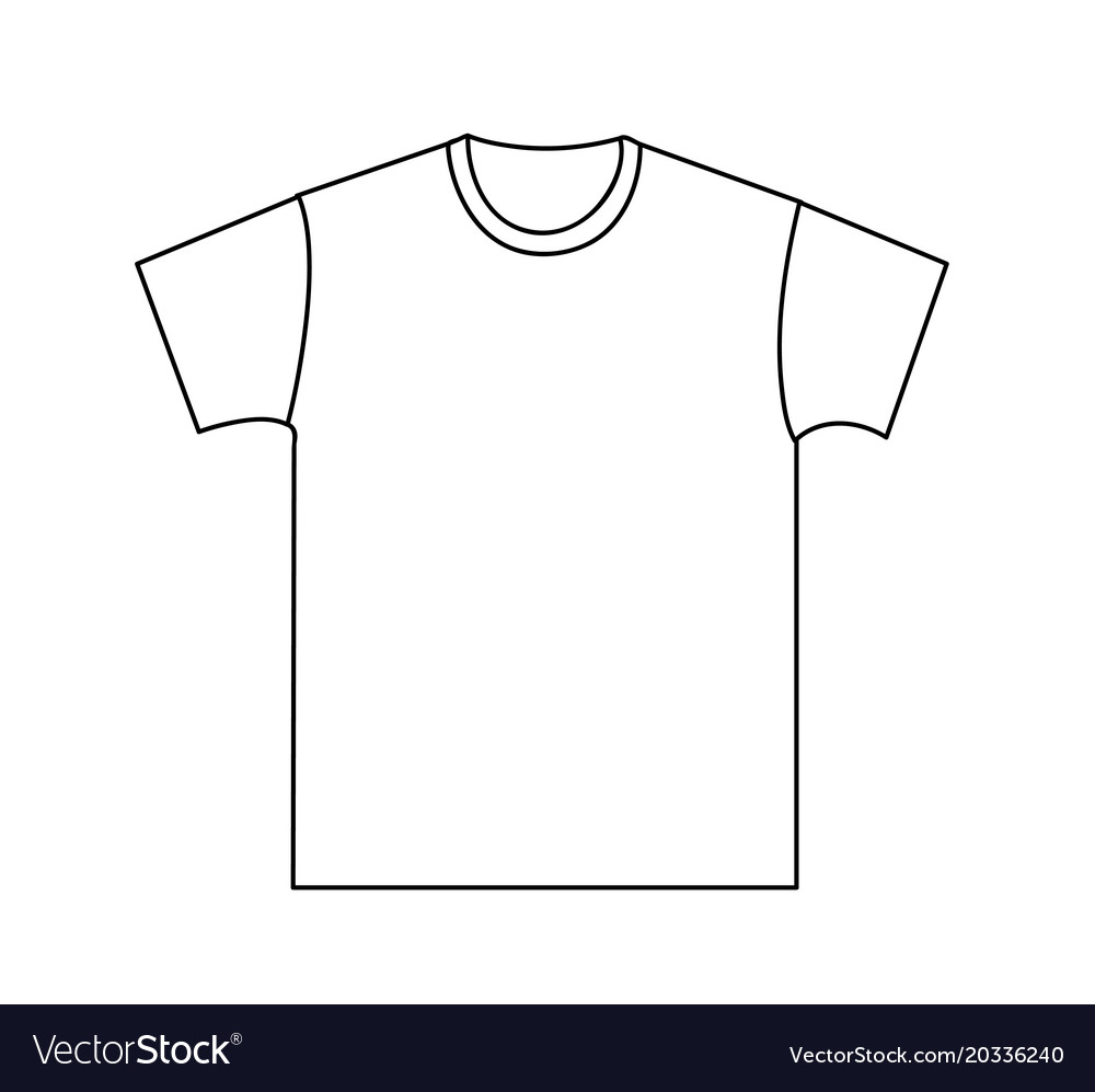 t shirt white vector