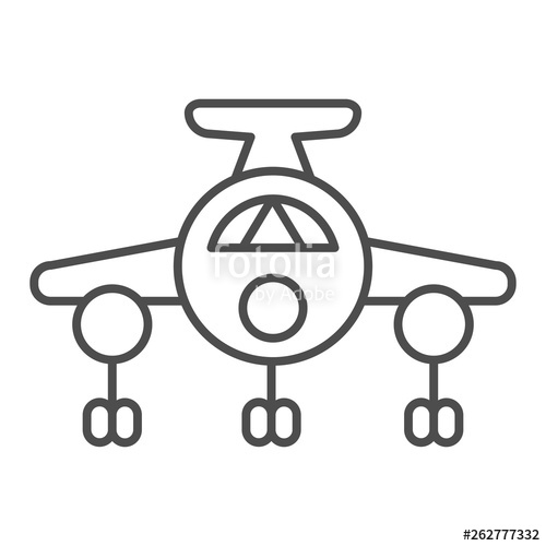 Aircraft Thin Line Icon Plain Vector Illustration Isolated 500x500 Aircraft Thin Line Icon Plain Vector Illustration Isolated
