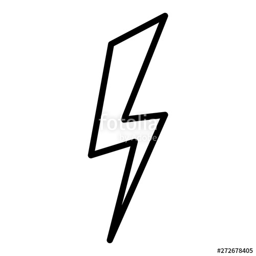 Plain Lightning Icon Outline Plain Lightning Vector Icon For Web 500x500 Plain Lightning Icon Outline Plain Lightning Vector Icon For Web