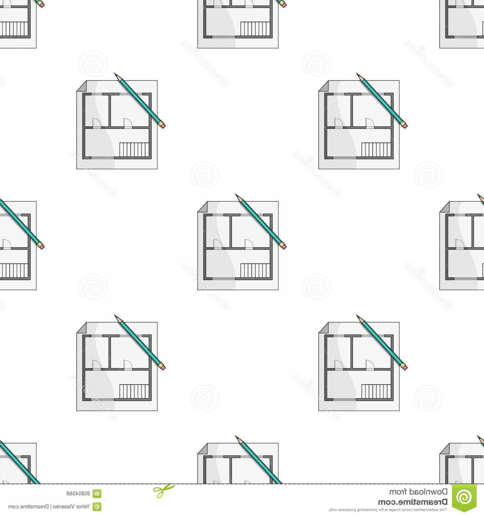 1560x1668 Floor Plan Vector Cartoon Lamaison