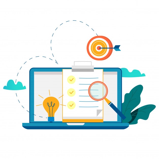 626x626 Questionnaire Clipboard, Evaluation, Planning Project Vector