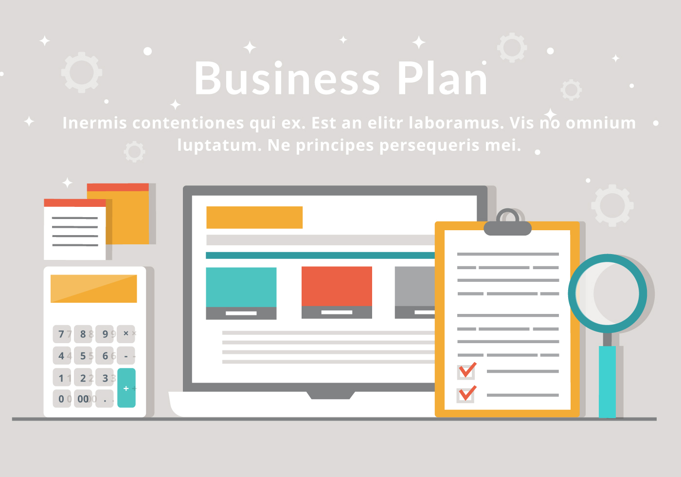 1400x980 Business Plan Free Vector Art