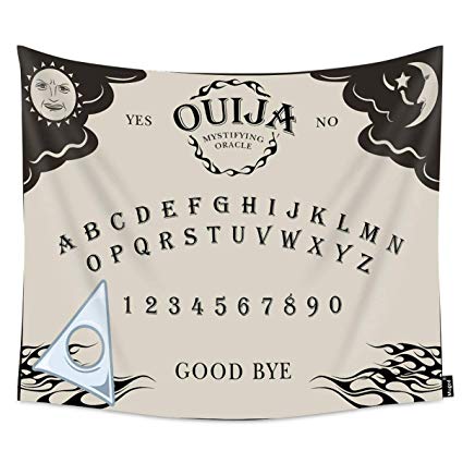 425x425 Mugod Ouija Board Tapestry Vector Letter Number