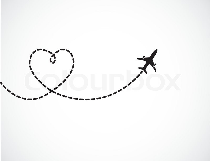 A Airplane Flying In The White Sky Stock Vector Colourbox 800x616 A Airplane Flying In The White Sky Stock Vector Colourbox