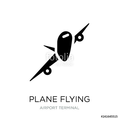 Plane Flying Icon Vector On White Background, Plane Flying Trend 500x500 Plane Flying Icon Vector On White Background, Plane Flying Trend