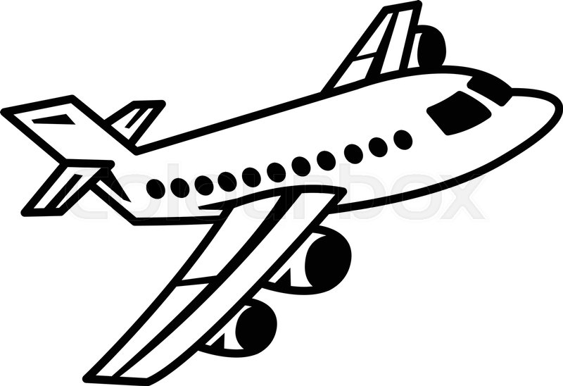 Airplane Flying Vector Icon Stock Vector Colourbox 800x548 Airplane Flying Vector Icon Stock Vector Colourbox