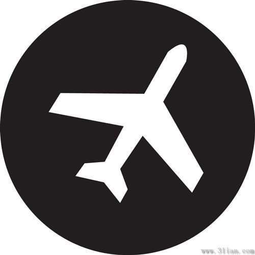 Black Background Airplane Icon Vector Free Vector In Adobe 500x500 Black Background Airplane Icon Vector Free Vector In Adobe