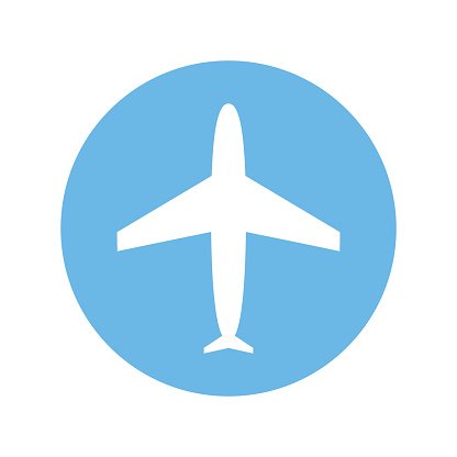 Blue And White Flat Simple Plane Icon, Vector Stock Vectors 416x416 Blue And White Flat Simple Plane Icon, Vector Stock Vectors
