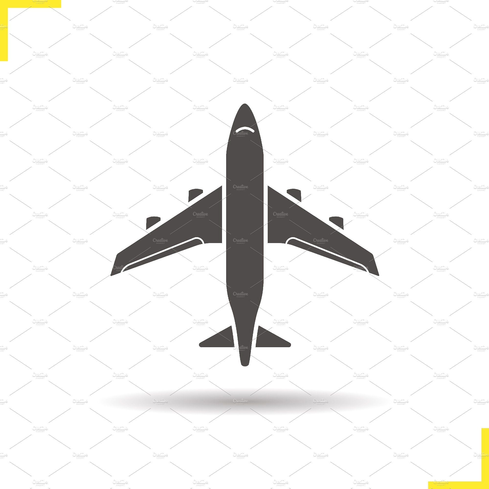 Plane Icon Vector 2000x2000 Plane Icon Vector