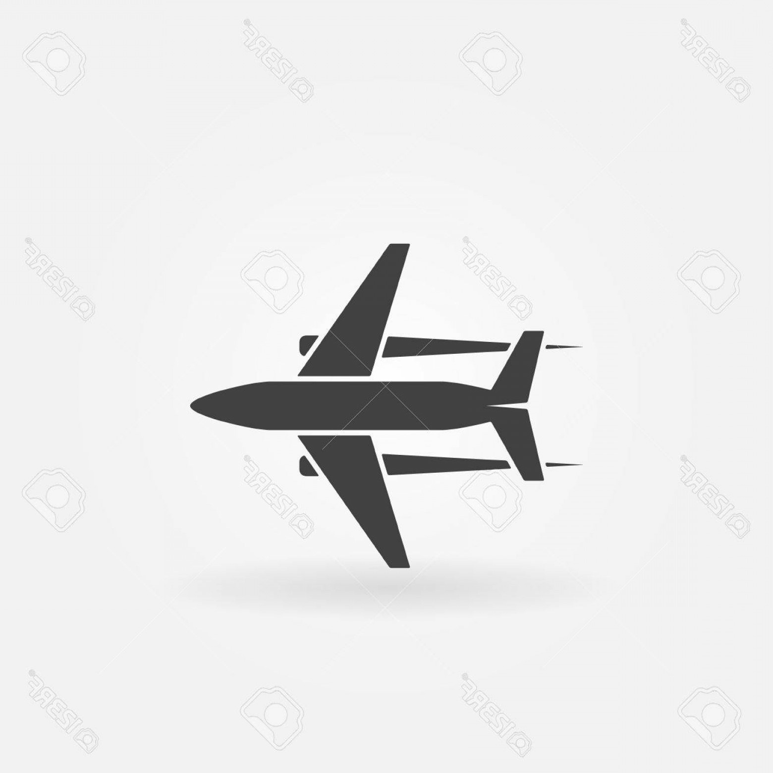1560x1560 Photostock Vector Plane Icon Or Logo Vector Black Symbol Of Flying