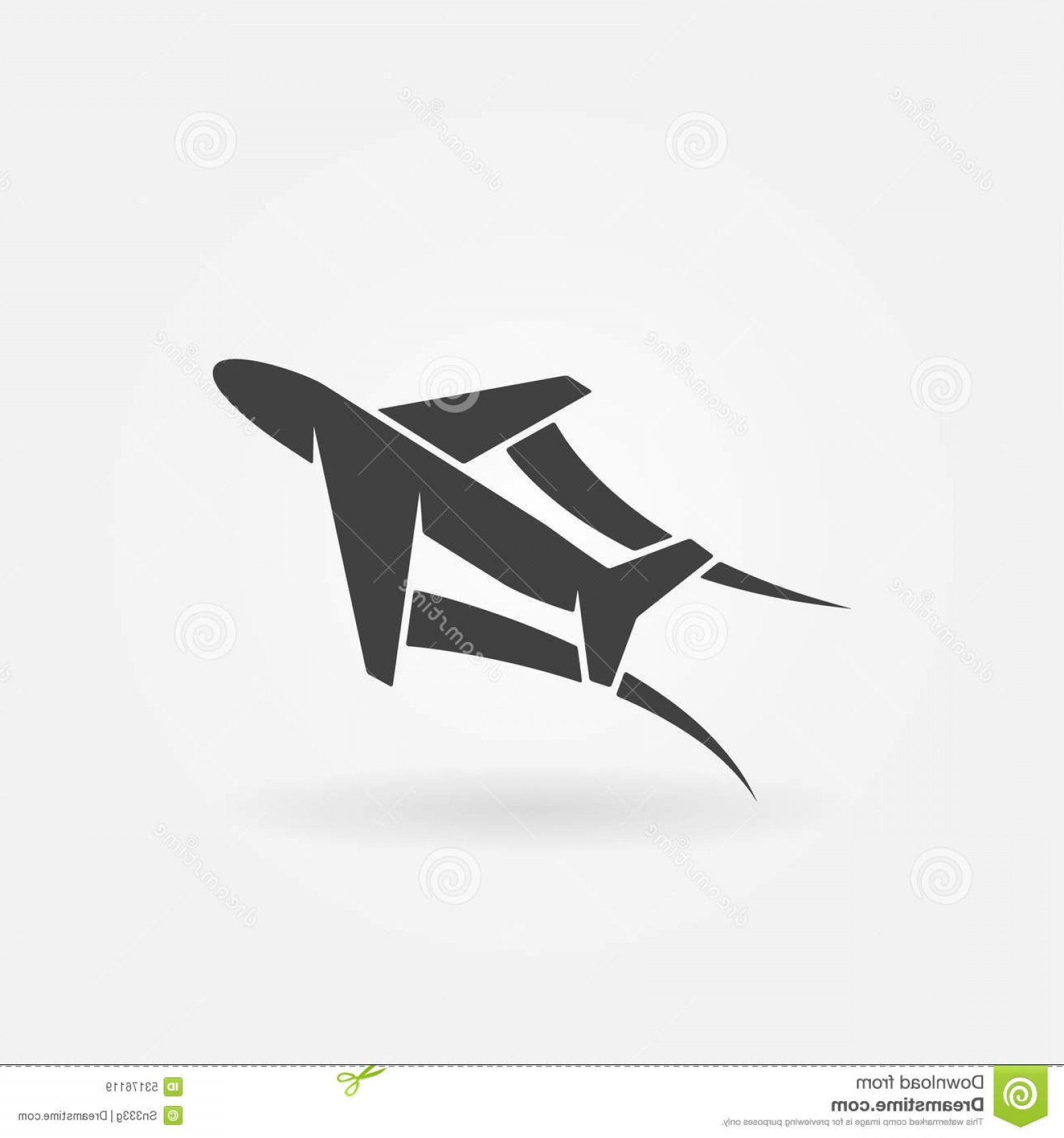 1560x1668 Stock Illustration Airplane Plane Vector Icon Logo Black Symbol