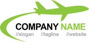 300x141 Airplane Logo Vector