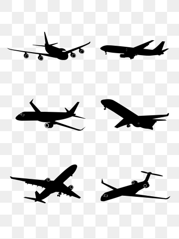 360x481 Aircraft Silhouette Png Images Vector And Free