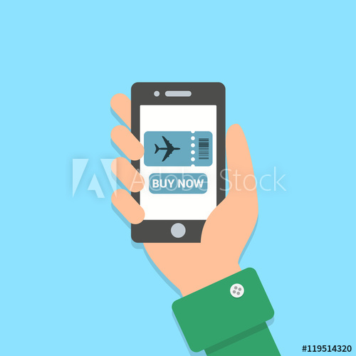 Air Ticket Vector Concept Illustration Person Buys A Plane Ticket 500x500 Air Ticket Vector Concept Illustration Person Buys A Plane Ticket