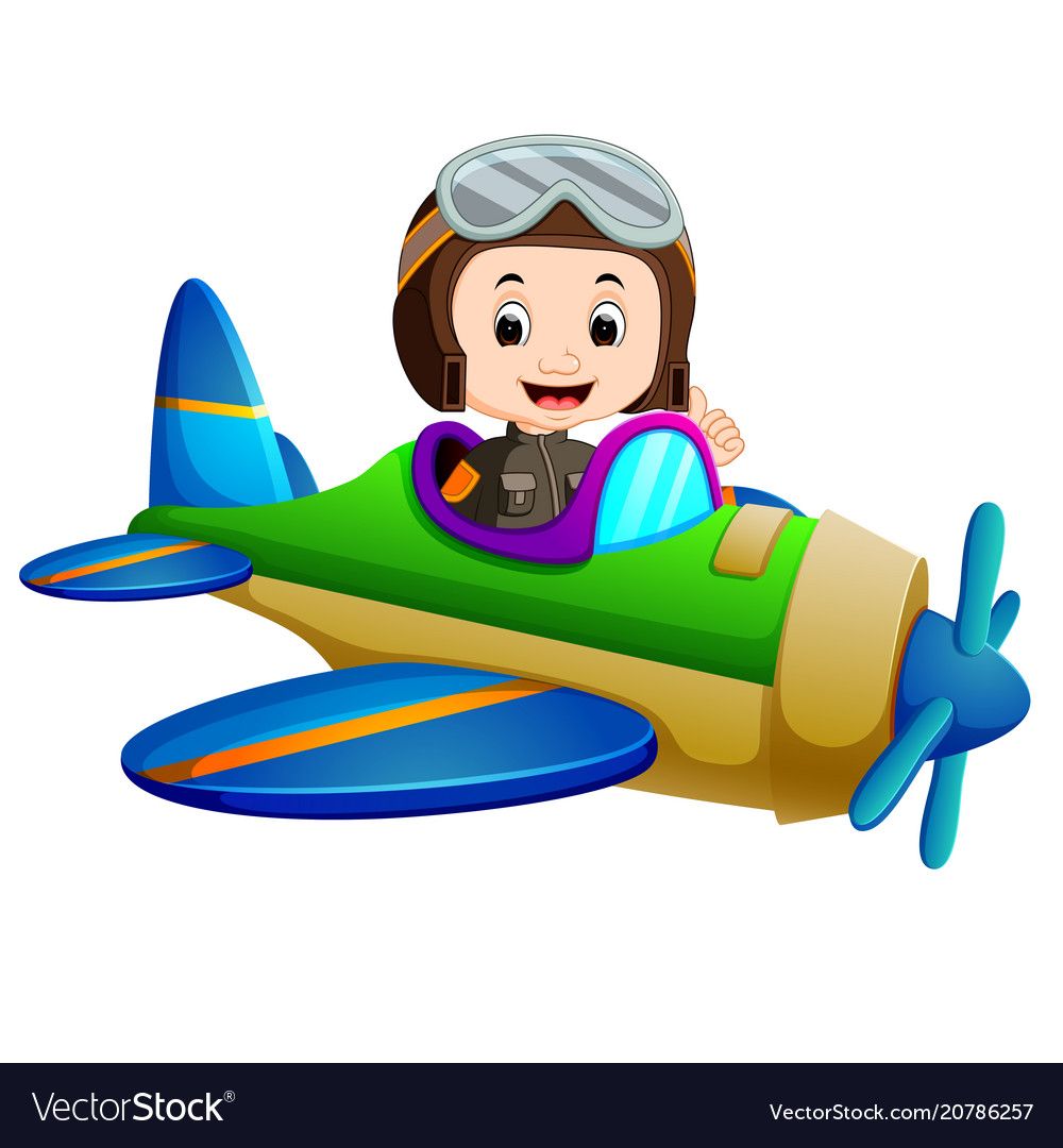 1000x1080 Kiddos Under Fly Plane, Plane Vector