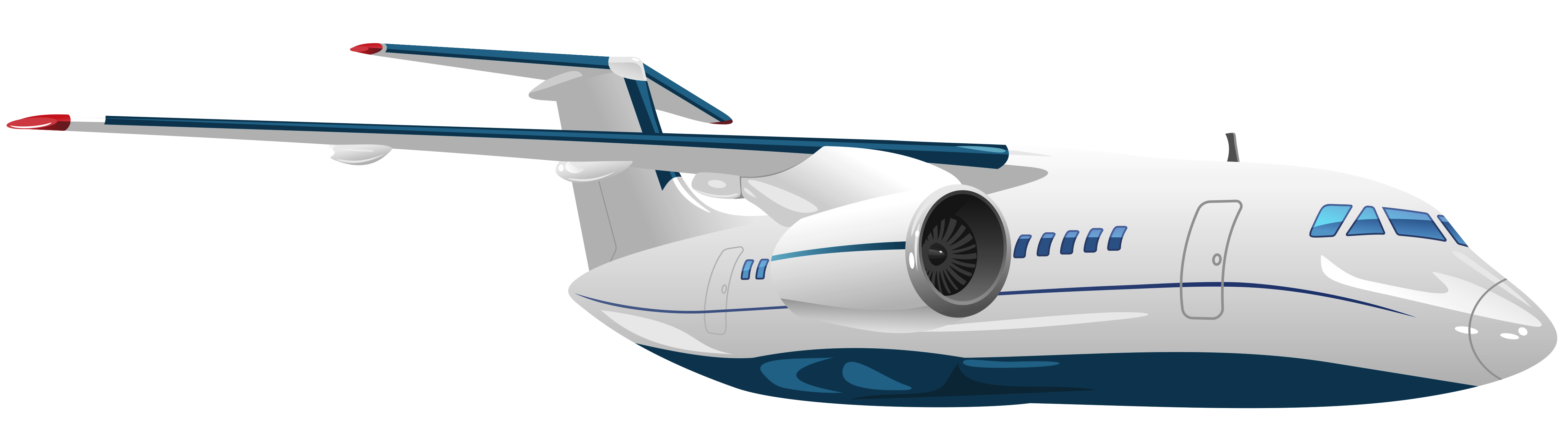 4992x1422 Plane Transparent Vector