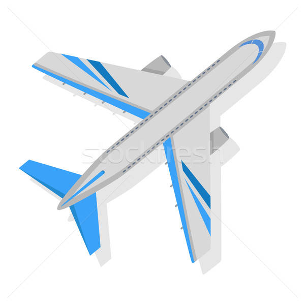 600x600 Plane Vector Icon On White Background Transport Vector