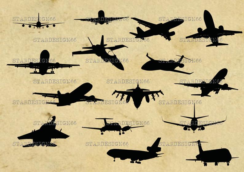 794x561 Digital Png Airplanes Plane Aircraft Vector Etsy