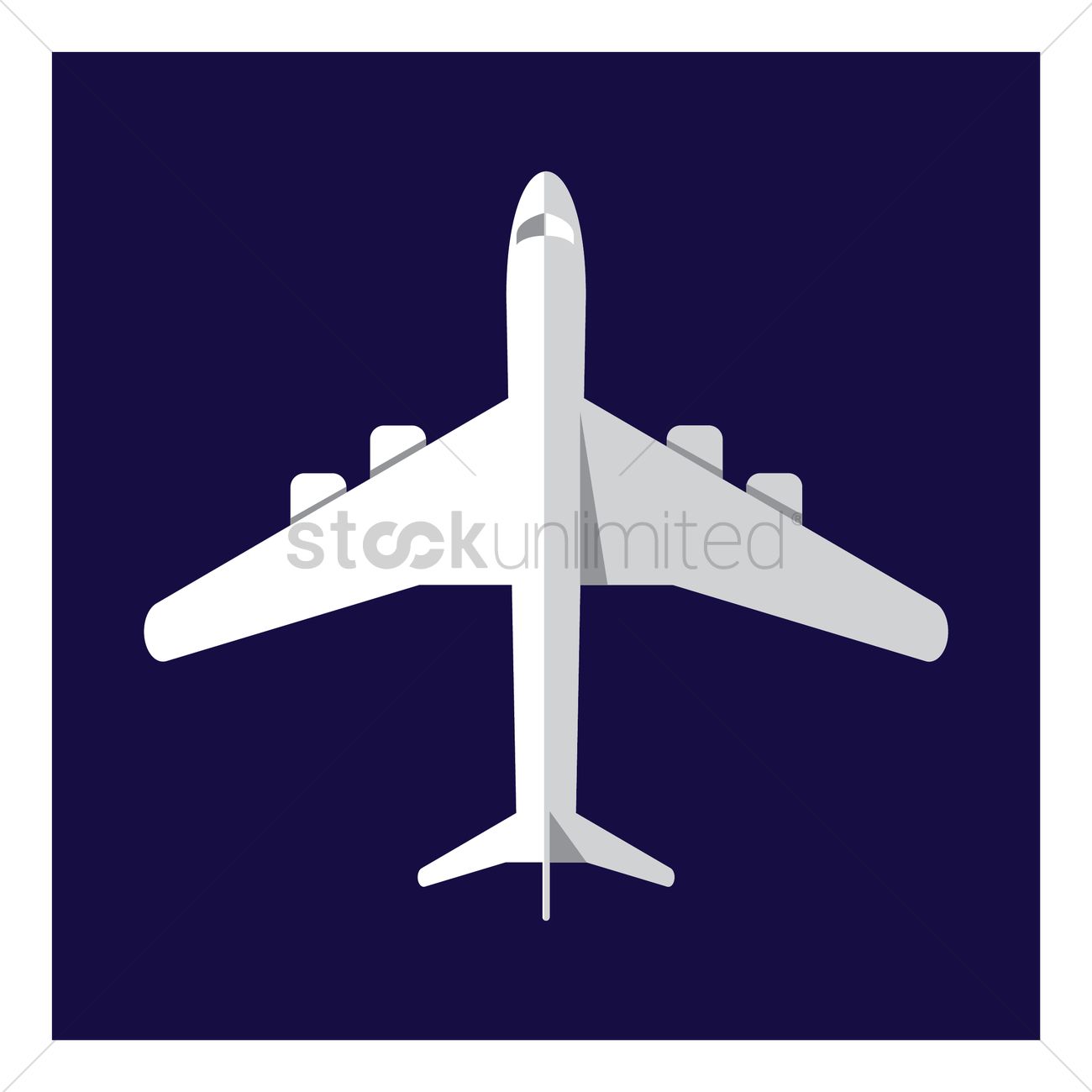 1300x1300 Free Air Plane Vector Image