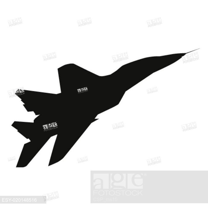 701x700 Jet Plane Vector Silhouette, Stock Vector, Vector And Low Budget