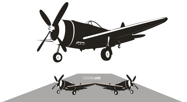 600x330 Plane Vector Download Free Vector Art Free Vectors