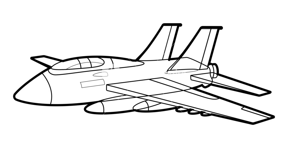 1000x515 Plane Vector Shape Design Royalty Free Stock Image