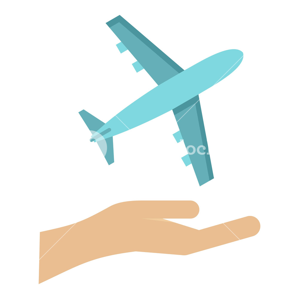 1000x1000 Plane Logo Flat Illustration Of Plane Vector Logo For Web Royalty