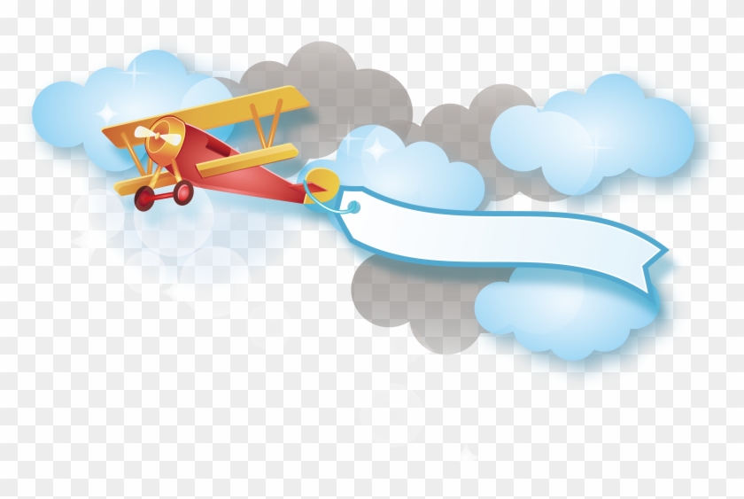 840x563 Red Plane Vector