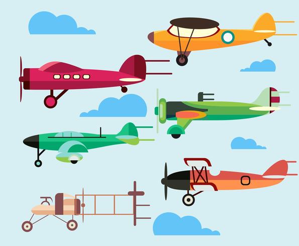 595x490 Cartoon Plane Vector