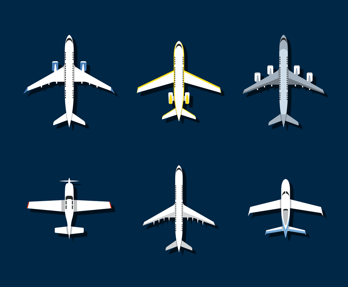 1136x936 Free Cartoon Plane Vector Vector Art Graphics