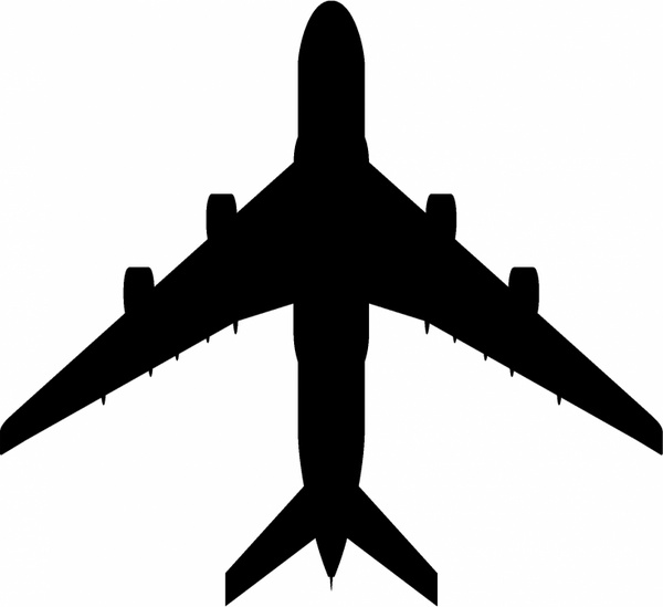 600x549 Plane Free Vector In Adobe Illustrator