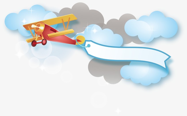 650x403 Red Plane Vector, Plane Vector, Banner