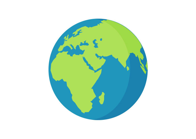 800x566 Planet Earth Free Flat Vector Icon