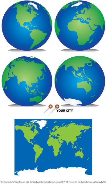 344x600 Planet Earth Vector Free Vector In Adobe Illustrator
