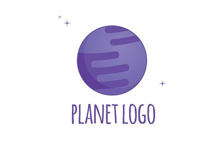 451x300 Vector Planet Logo Premium Clipart