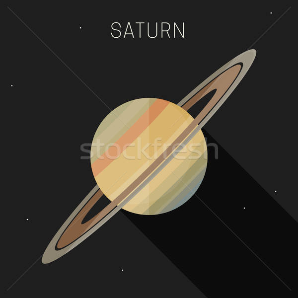 600x600 Saturn Planet Vector Illustration Ilya Bolotov