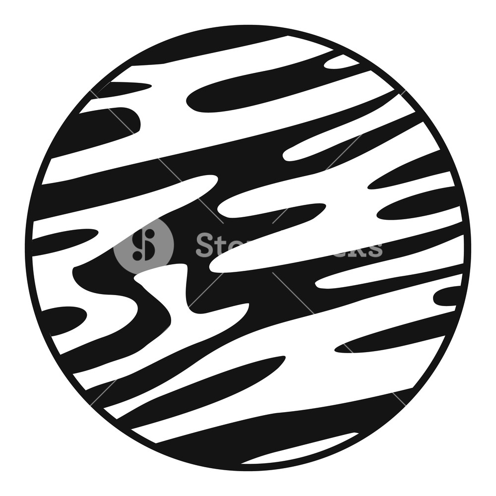 1000x1000 Far Away Planet Icon Simple Illustration Of Far Away Planet
