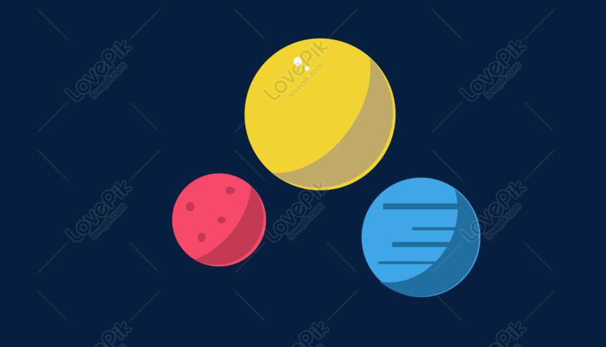 860x493 Flat Planet Vector Download Png Image Picture Free Download