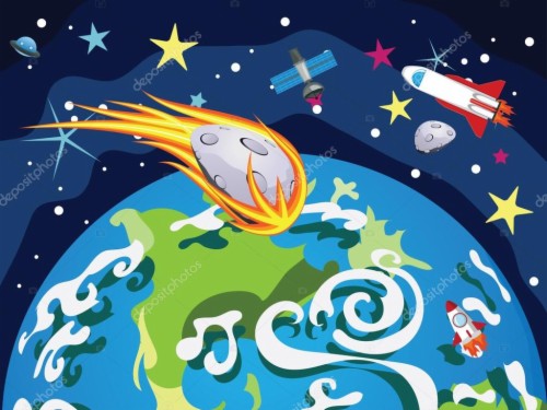 500x375 Planeta Tierra Vector De Stock