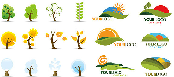 575x257 Plant Tree Logo Free Vector Download